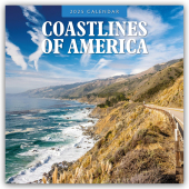 Coastlines of Amerika - Amerikanische Küsten 2025 - 16-Monatskalender