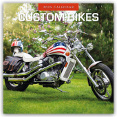 Custom Bikes - Umgebaute Motorräder 2025 - 16-Monatskalender