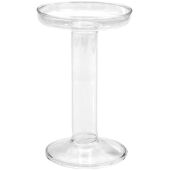 Glas Kerzenhalter, 8,5x8,5x15cm, für Kerzen Ø 7cm