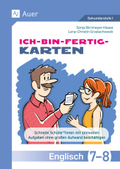 Ich-bin-fertig-Karten Englisch Klassen 7-8