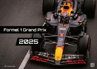 Formel 1 - Grand Prix - 2025 - F1 Kalender DIN A2
