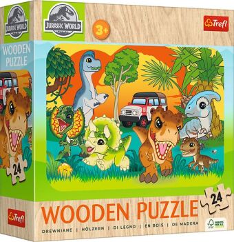 Holz Puzzle Junior 24 - Jurassic World