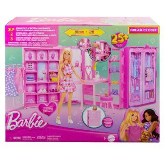 Barbie Traumkleiderschrank mit Puppe