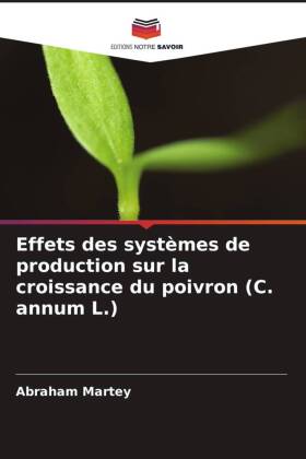 Effets des systèmes de production sur la croissance du poivro...