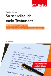So schreibe ich mein Testament