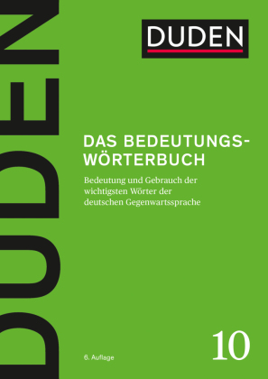 Duden 10 Bedeutungswörterbuch