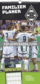 Borussia Mönchengladbach 2026 - Fanplaner - Fan-Kalender - Fußball-Kalender - 22x45 - Sport