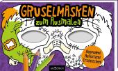 Gruselmasken zum Ausmalen