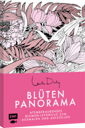 Blüten-Panorama | Atemberaubendes Blumen-Leporello zum Ausmalen und Aufstellen