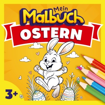 Ostern Malbuch für Kinder ab 3 Jahren 