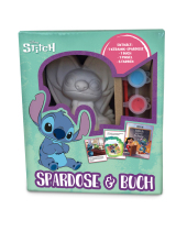 Disney Stitch: Spardose & Buch