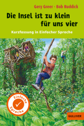 Kurzfassung in Einfacher Sprache. Die Insel ist zu klein für uns vier