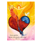 Postkarte »Gott spricht: Siehe, ich mache alles neu« Off b 21,5