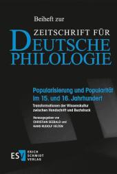 Popularisierung und Popularität im 15. und 16. Jahrhundert