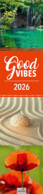 GOOD VIBES Streifenkalender 2026