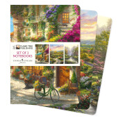 Dreier Set DIN-A5-Format-Notizbücher: Thomas Kinkade