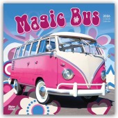Magic Bus - Magischer Bus 2026 - 16-Monatskalender