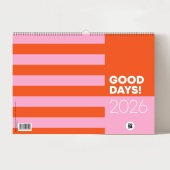 "GOOD DAYS", Wandkalender 2026, Monatskalender