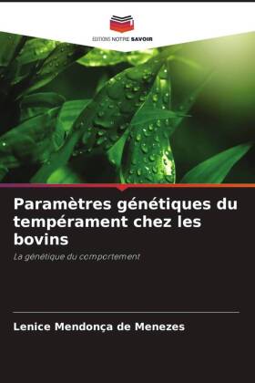 Paramètres génétiques du tempérament chez les bovins