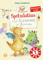 Spekulatius, der Weihnachtsdrache. Spekulatius und Plusminus, der Mathedrache