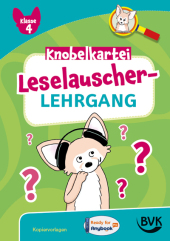 Leselauscher-Lehrgang: Knobelkartei Klasse 4