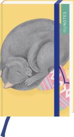 myNOTES Papeterie: Notizbuch A6 Katzen regieren die Welt
